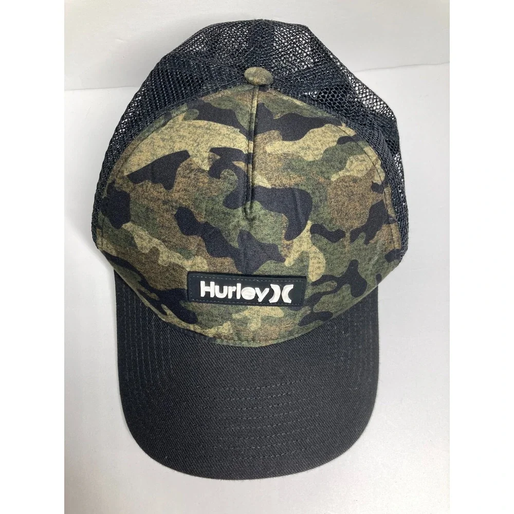 Hurley‎ YOUTH Cap Hat Forest Camo Mesh Snapback Adjustable